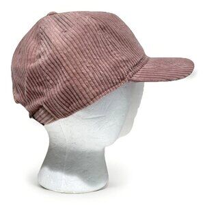 NEW Old Navy Women's Pink Corduroy Baseball Cap Hat Adjustable Strap One Size